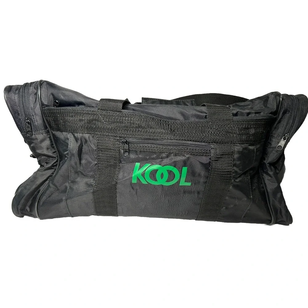 KOOL Cigarettes Advertising Promotional Black Nylon Duffel Gym Travel Bag 21